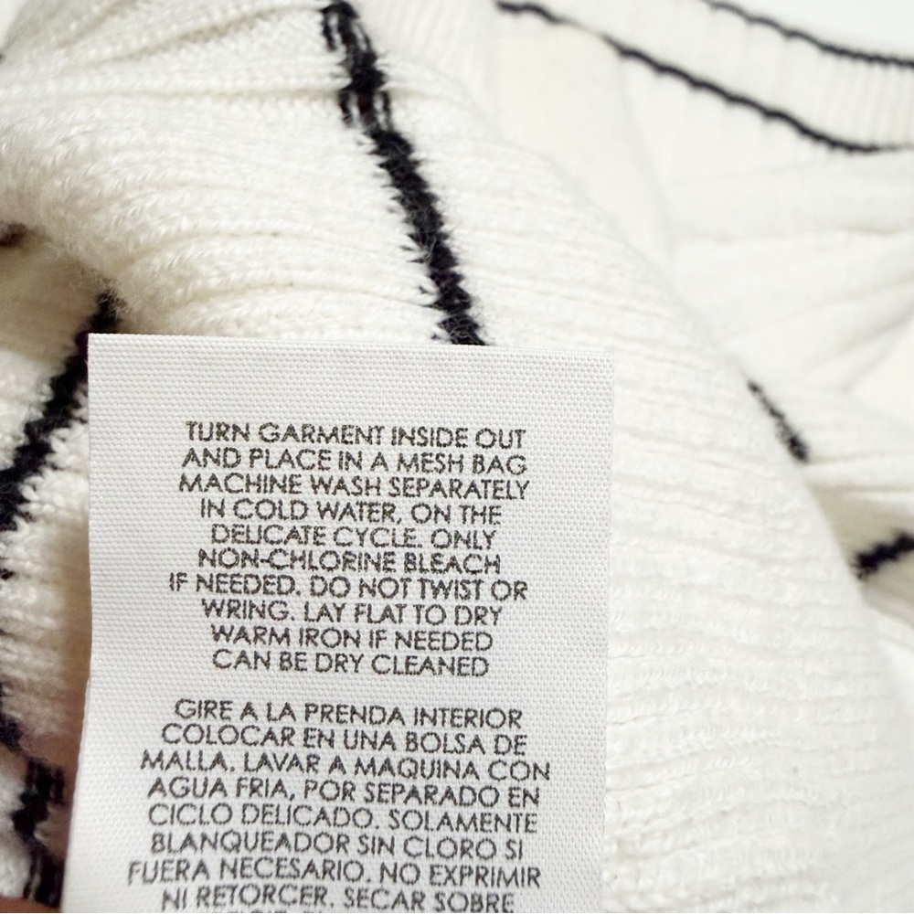 Cabi Dashes Striped Ribbed Long Line Duster Cardigan - Picture 10 of 11
